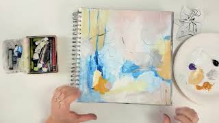 Intuitive abstract painting - working with color and layers