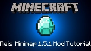Minecraft 1.5.1 Rei's Mini Map Mod Install Tutorial