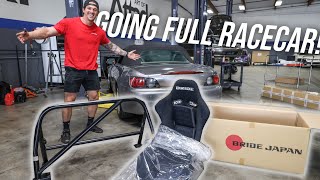 HONDA S2000 GETS JDM CARBON FIBER BRIDE BUCKET SEAT, ROLL BAR, & HARNESS! | GOING FULL RACECAR!