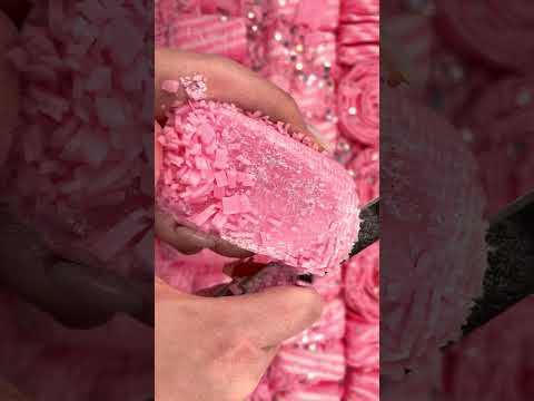 ASMR Cutting Soap Cubes 💗 | Oddly Satisfying #shorts