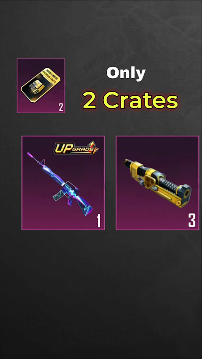 Free 2 Crates 😍 3 Materials