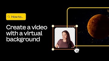 How to create a video with a virtual background | Canva for Students