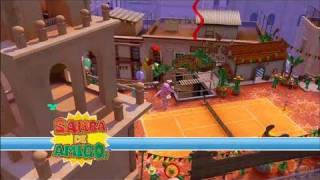 Sega Superstars Tennis Xbox 360 Gameplay - Samba De Amigo