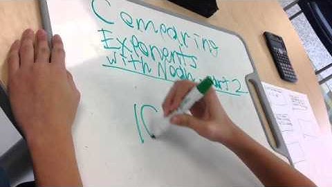 Comparing Exponents