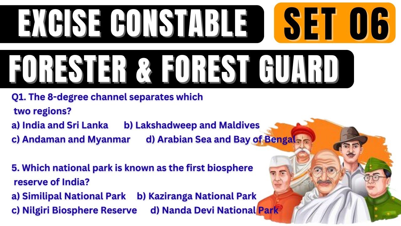 Excise Constable | Forester | Forest Guard GK Class 2026 🔥 Top Important Questions & Answers