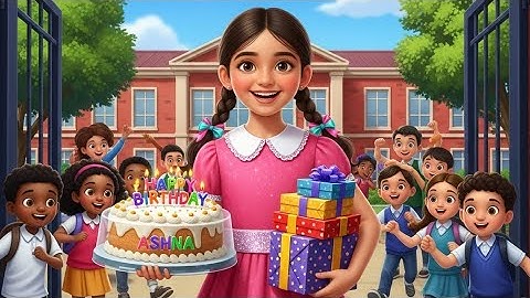 🥳 Happy Birthday Ashna Kaunain 😎 Baby Kids Baby Blows Out the Candle | Baby Birthday🎂 & Kids Story 