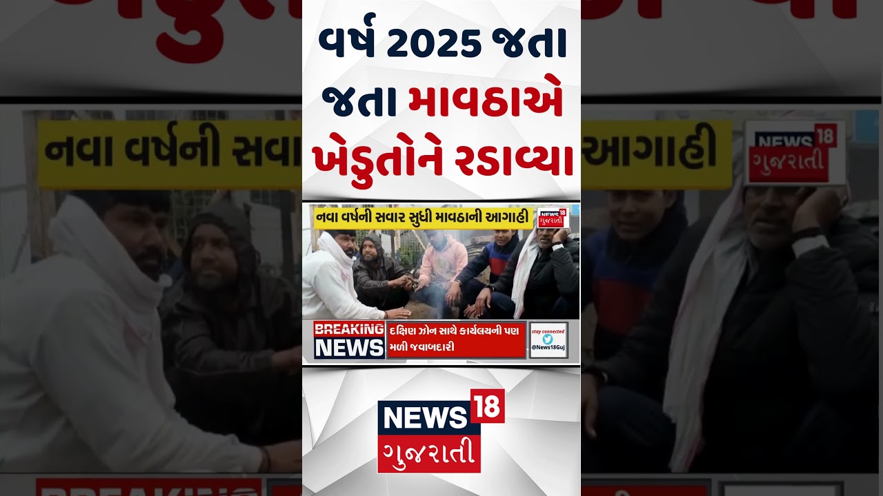 Weather News | વર્ષ 2025 જતા જતા માવઠાએ ખેડુતોને રડાવ્યા | Unseasonal Rain | SHORTS | Gujarati News