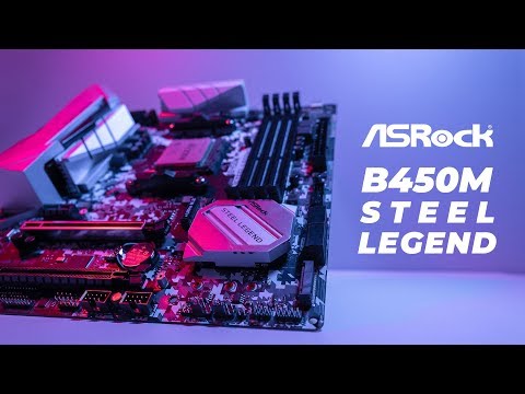 ASRock B450M Steel Legend - First Look and Unboxing