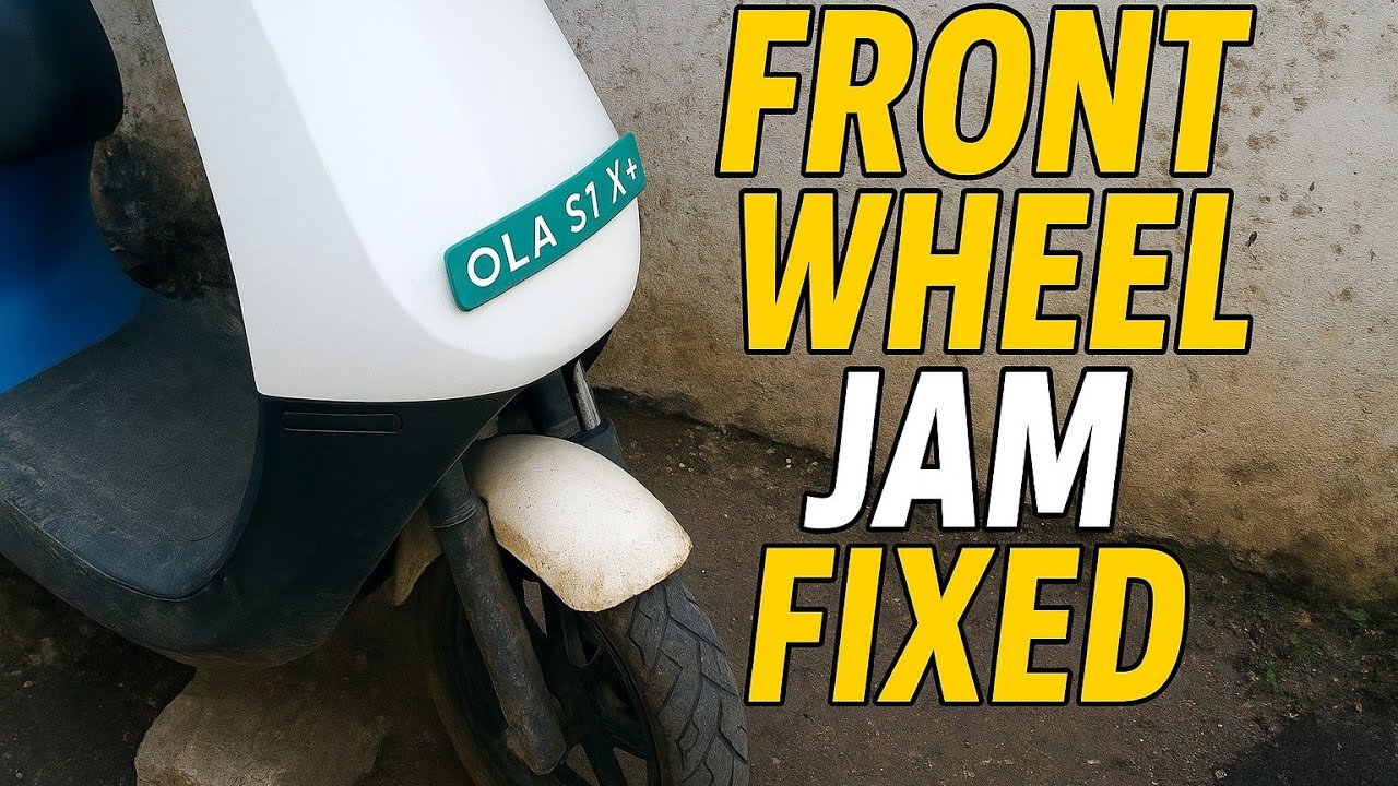 Front Rhs Wheel Jam Ola S1 X+ Front Wheel 🛞 Jam Issue Solved | Step-by-Step Guide - YouTube