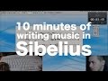 10 minutes of writing music in Sibelius 6 (...and that's basically it...)