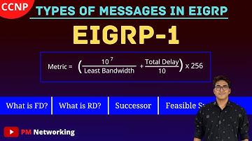 EIGRP Metric Calculation | EIGRP Protocol |How To Calculate FD and RD in EIGRP Protocol #ccnp_routes