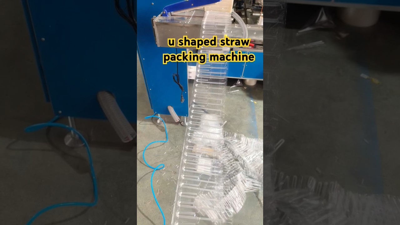 u shape straw packing machine,u type straw wrapping machine,single u shape straw sealing machine