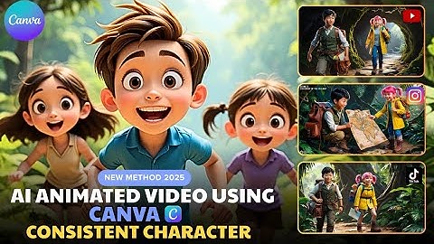 Create Al Animated Videos with a Consistent Character | Free Tools: Canva + ChatGPT