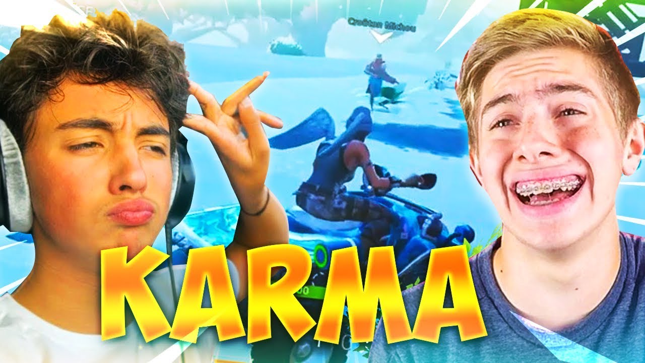 LE PLUS GROS KARMA SUR FORTNITE BATTLE ROYALE ! (Feat. MICHOU) - YouTube