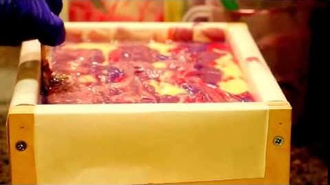 The Butterfly Swirl Cold Process Soap, Handmade in Florida