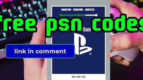 How to get free psn codes ps4 ps5 new method😍