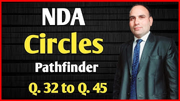 Circles (2D)for NDA|NDA Pathfinder arihant solutions|Conic sections for NDA|NDA maths classes