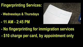 Fingerprinting Services