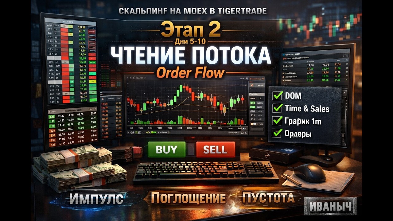 Обучение скальпингу от ИИ Этап № 2 Чтение потока