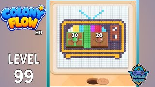 Colony Flow! Level 99: Gameplay Solution