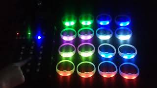 Remote controlled LED Wrist Band RGB Indian Roar LLP