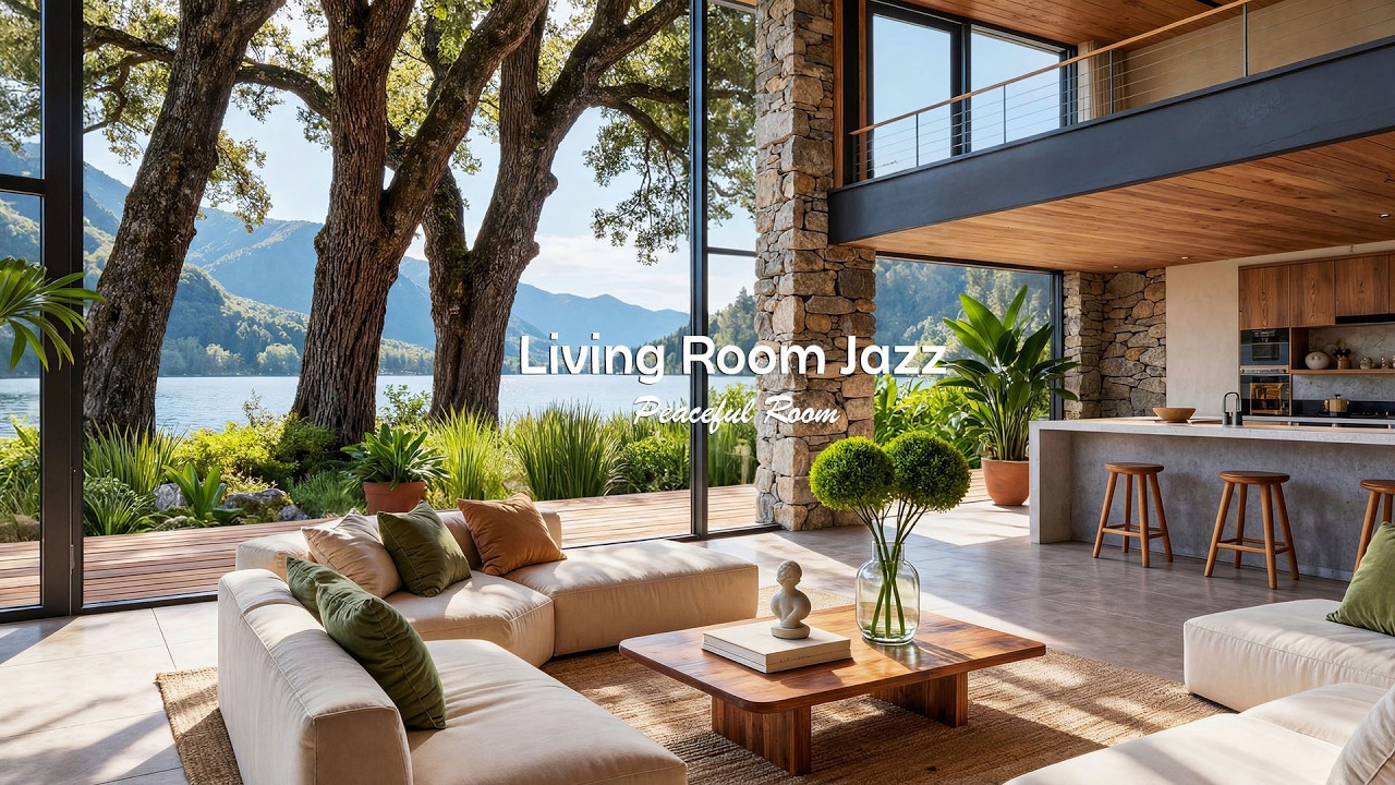 Cozy Living Room Jazz Ambience For Good Morning | Gentle Daytime Instrumental Music for Relaxation