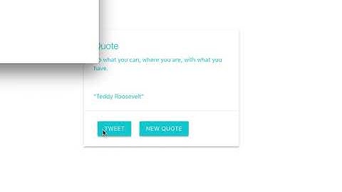 Random Quote Machine - Free Code Camp