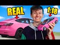 I bought a $125 Diecast Tesla Model 3 ...and wrapped it pink!