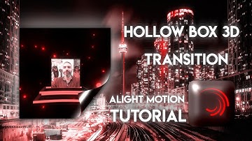 TUTORIAL HOLLOW BOX 3D ALIGHT MOTION