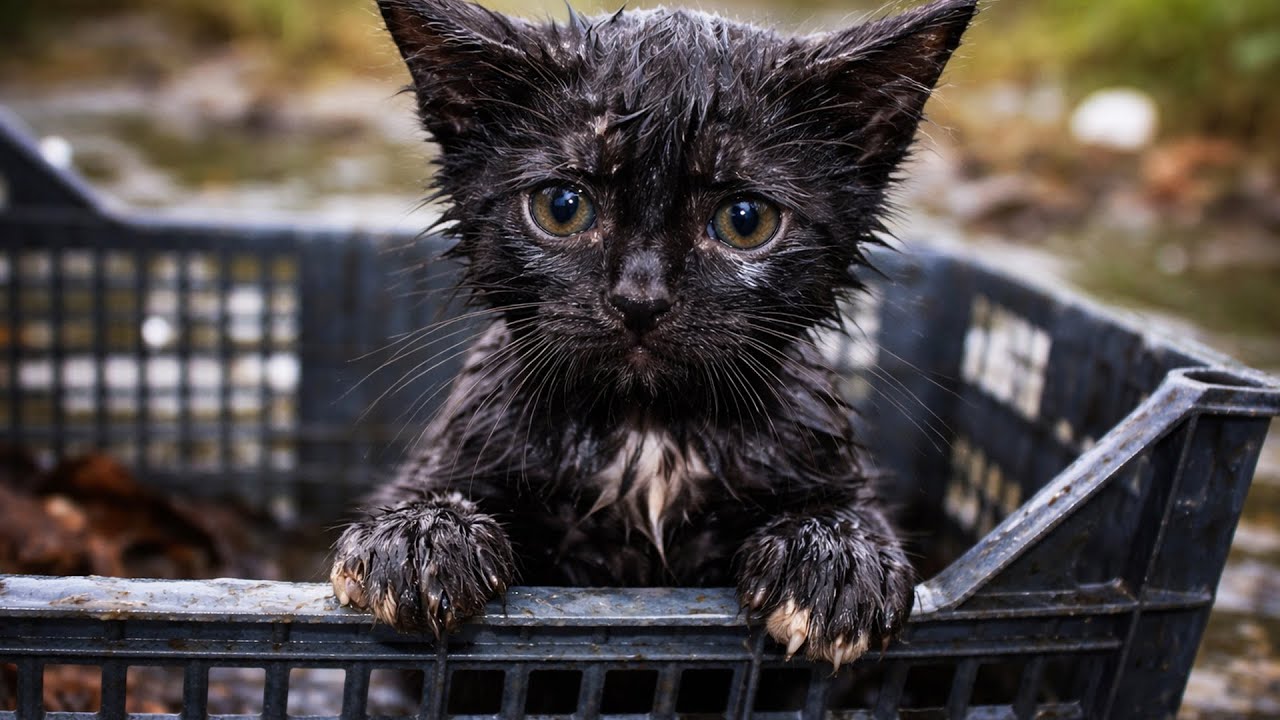 Подростки сбросили котёнка с высокого обрыва в воду. Рыбак в лодке всё видел — и взорвался от ярости
