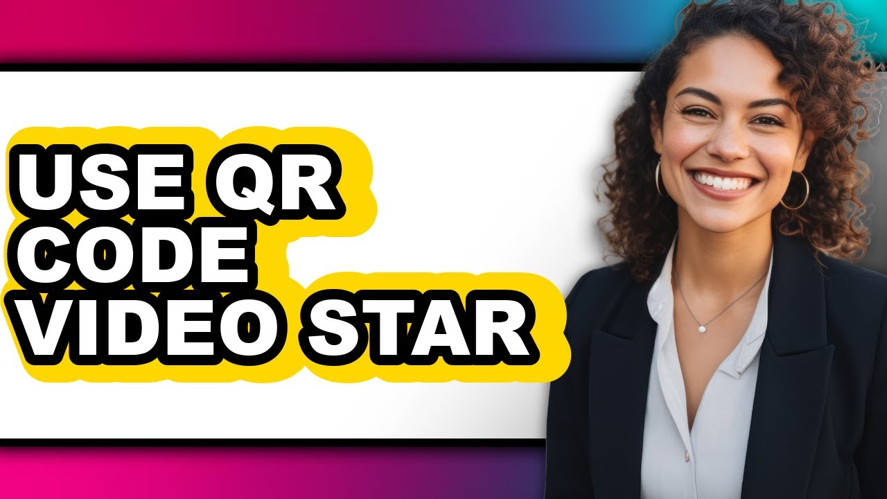How to Use Qr Code Video Star - Step by Step - YouTube