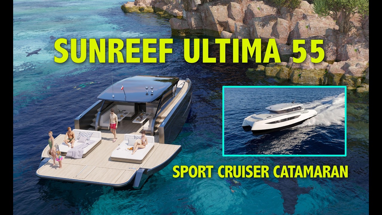 ⁣Sunreef Ultima 55, a new kind of power catamaran
