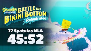 SpongeBob SquarePants: Battle for Bikini Bottom – Rehydrated 77 Spatulas (Lagless) Speedrun in 45:52