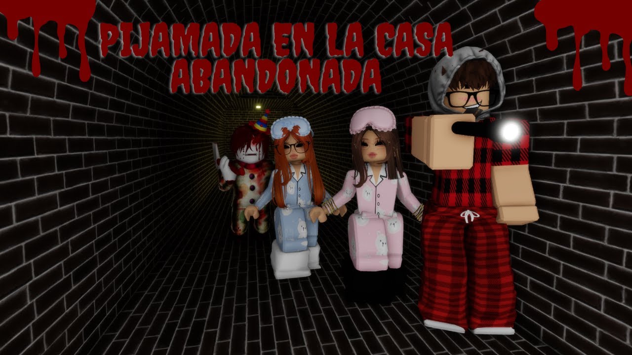 PIJAMADA EN LA CASA ABANDONADA😨😭HISTORIA DE ROBLOX BROOKHAVEN