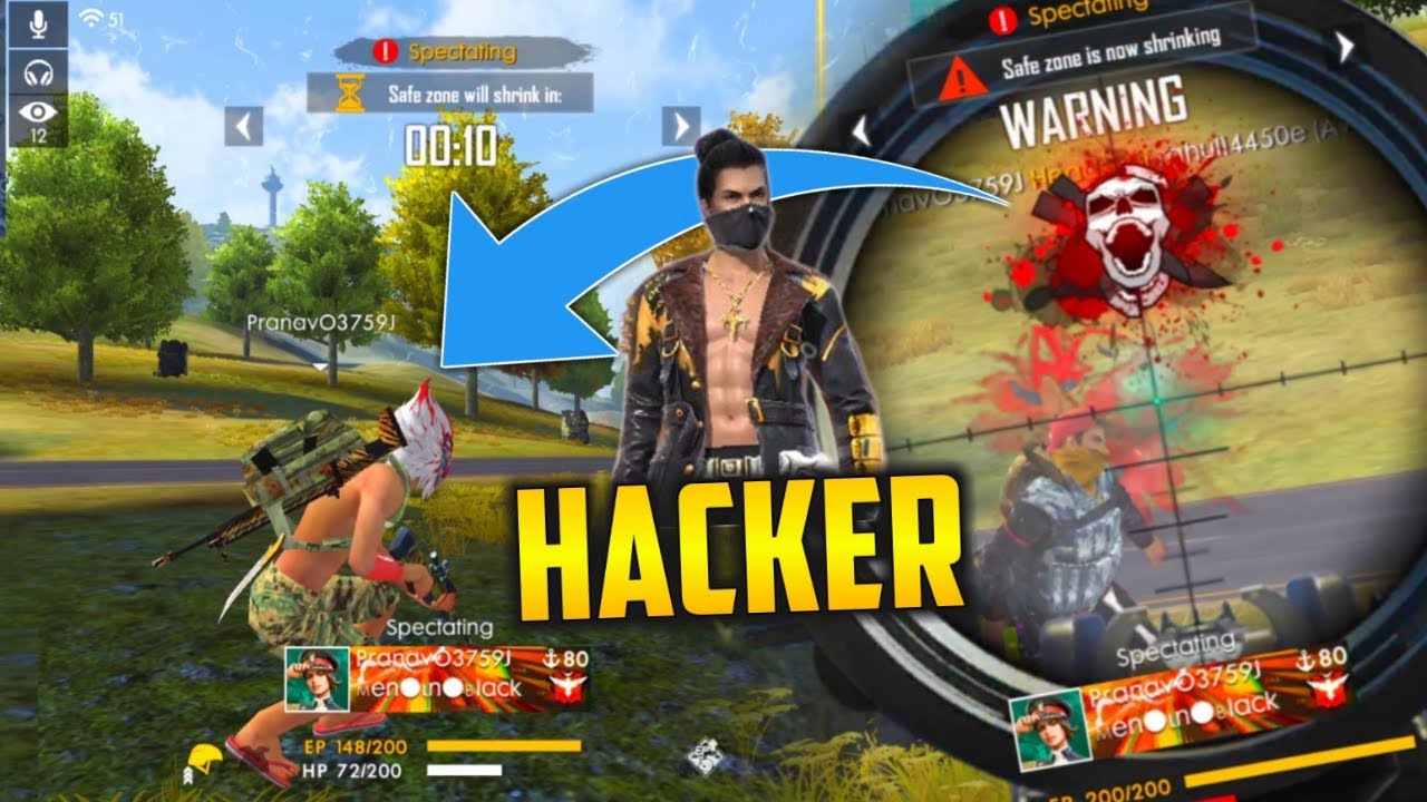 Global No 1 Hacker Killed Joker Squad Garena Free Fire Youtube