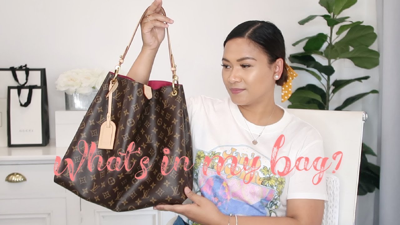 WHAT'S IN MY BAG  LOUIS VUITTON GRACEFUL MM 