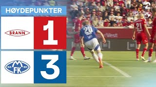 Brann 1 - 3 Molde - Høydepunkter