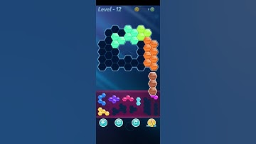 Block! Hexa Puzzle~HexaMage B block 10 to 11 levels~ level-12