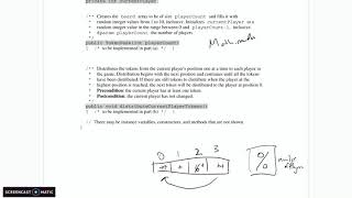 2013 AP CS A FRQ #2