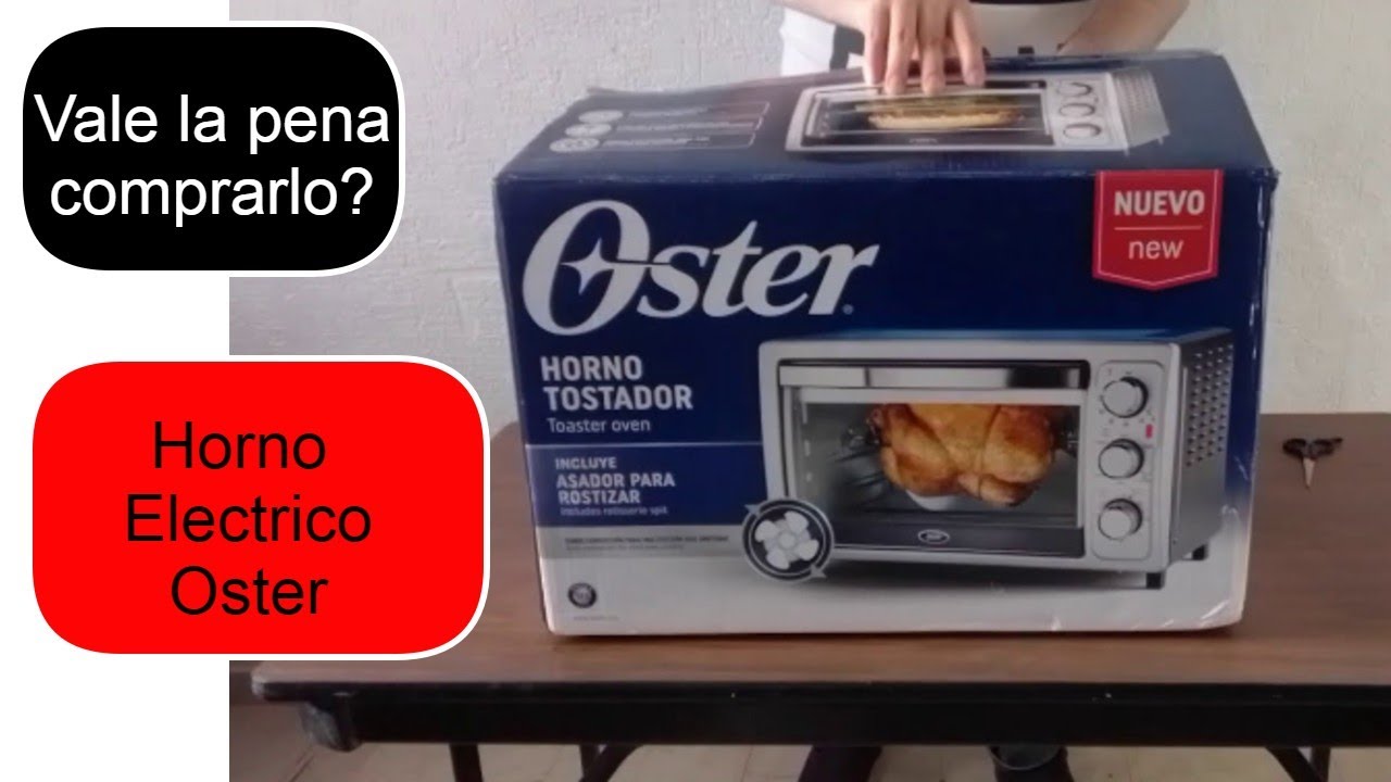 Permitirse chorro conversión ELECTRIC OVEN OSTER 32 liters steel measures // Oster 32 liter toaster oven  ✓ | Oster - YouTube
