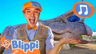 🦖 Blippi's Dinosaur Song Karaoke! 🦖 | Blippi Music Videos! | Sing Along With Me! | Kids Songs