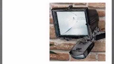 Micromark 500 Watt PIR Secuity Floodlight - Black