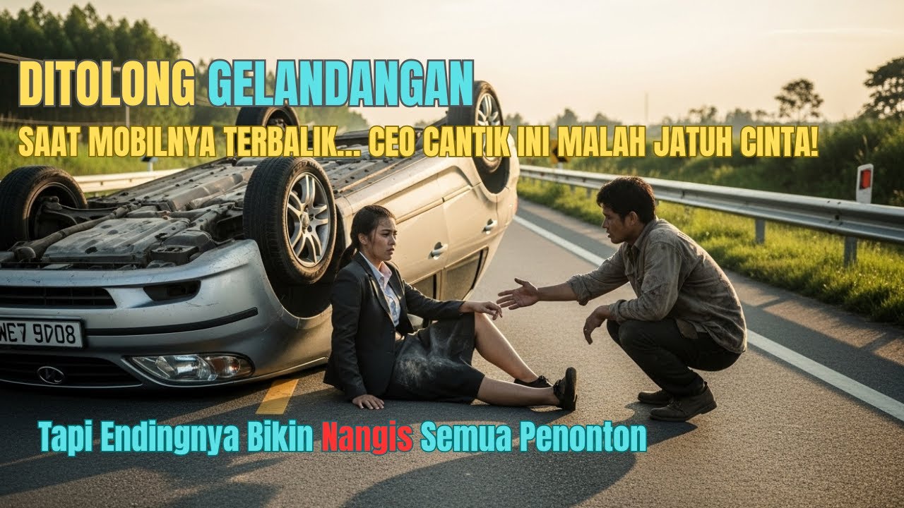 CEO Cantik Terjebak di Mobil Terbalik, Tapi yang Menolongnya Bukan Orang Biasa…