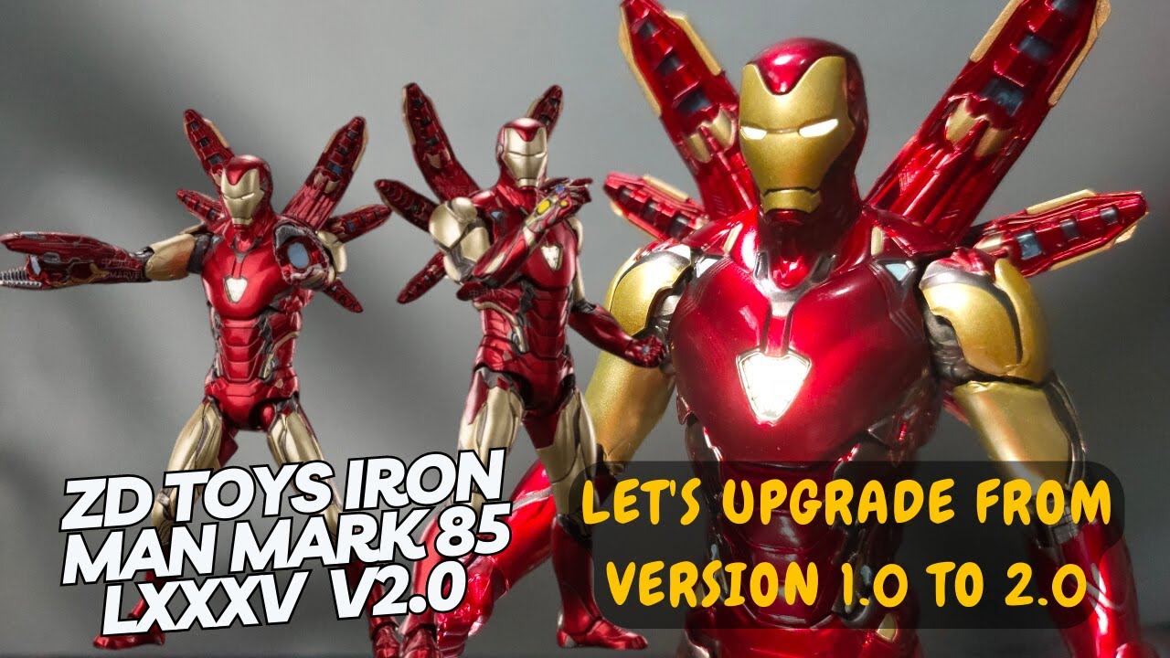 [UNBOXING] Iron Man Mark 85 ZD Toys MK85 LXXXV VER 2.0 中动 : UPGRADE ...