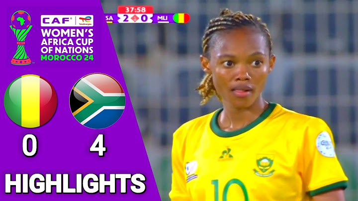 Sudáfrica Banyana Banyana vs Mali 4-0 Resumen extendido y goles | WAFCON 2025