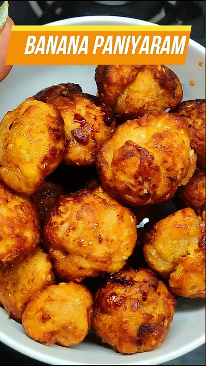 Don't throw away Ripend BANANAS!! In just 10 mins make easy & Tasty Healthy Snacks! BANANA PANIYARAM
