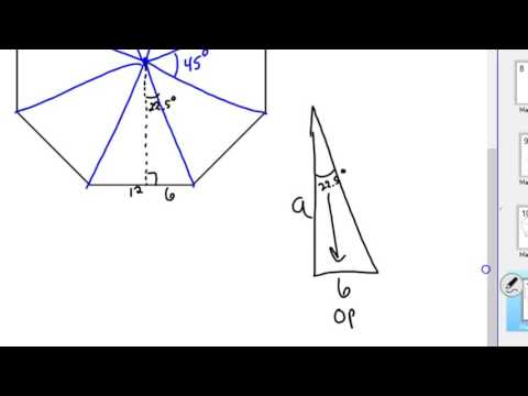 How to find the area of an Octagon