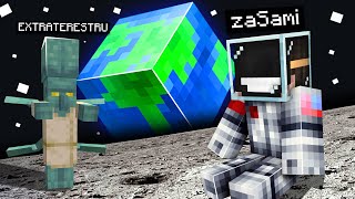 VILLAGER EXTRATERESTRU pe LUNA din MINECRAFT!