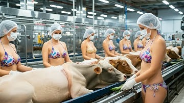 Inside the Cow Leather Factory: From Raw Cowhide to Premium Luxury Goods (Full Process)