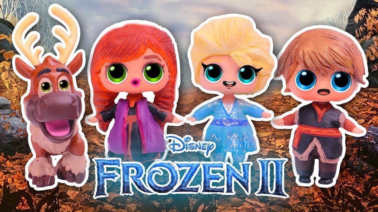 FROZEN 2 Toys ️ FULL Disney MOVIE with LOL SURPRISE DOLLS ☃️ - YouTube